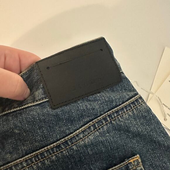 NEW Jieda Cutting Wide Denim Indigo Split Seam Jeans Japan Size 4 US Size 32 - Picture 12 of 16